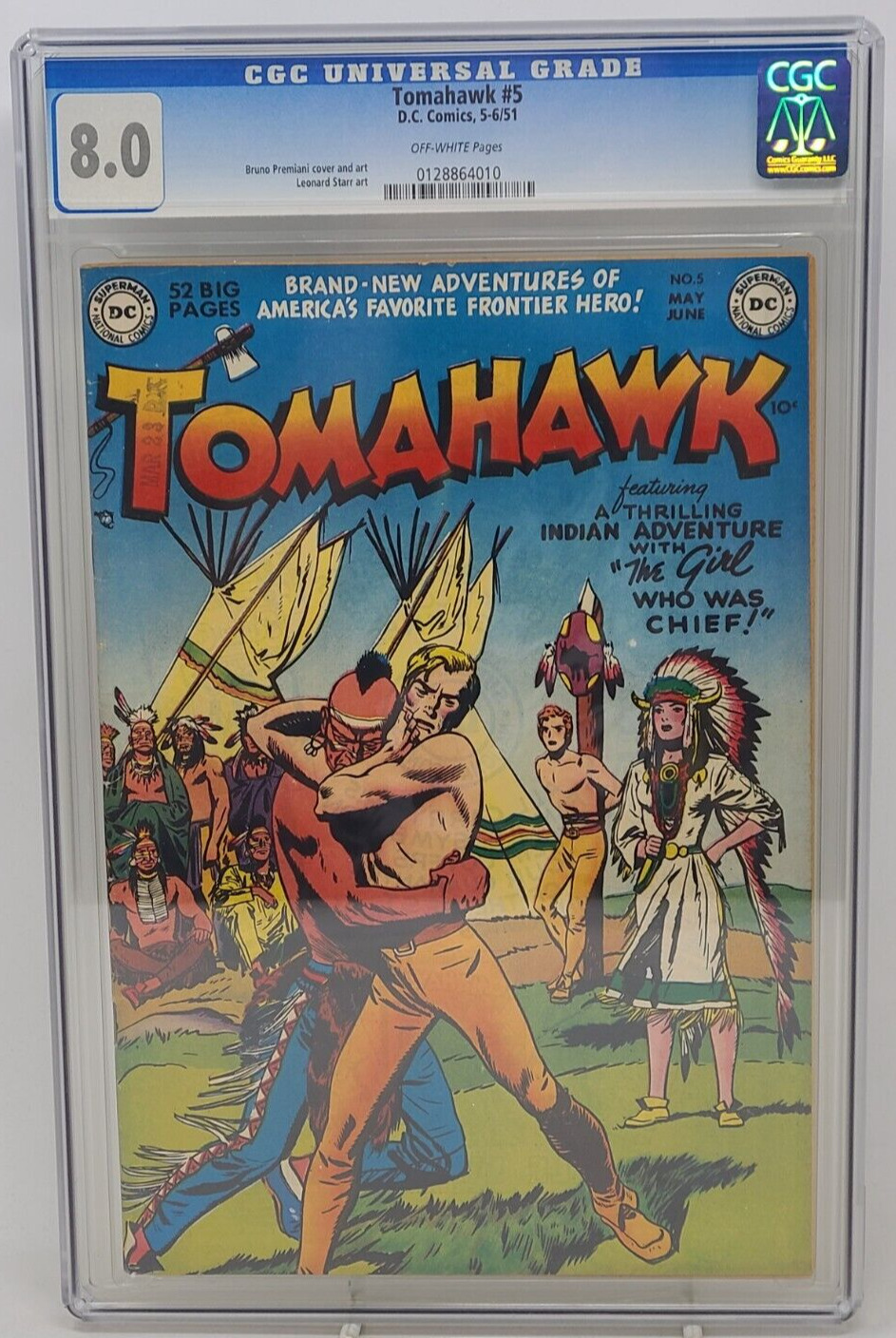 TOMAHAWK #5 ~ DC 1951 ~ CGC 8.0