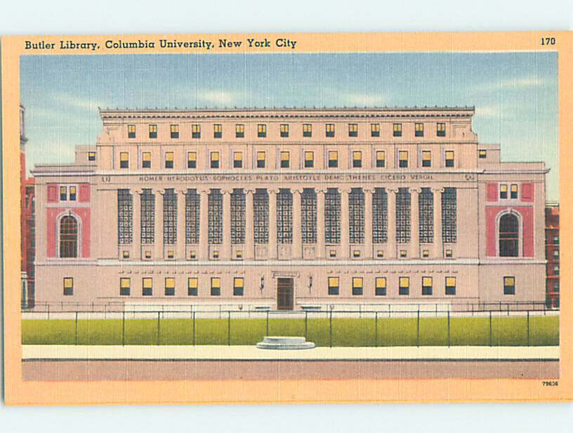Pre-Chrome COLUMBIA UNIVERSITY LIBRARY New York City NY 7/18 AG9224