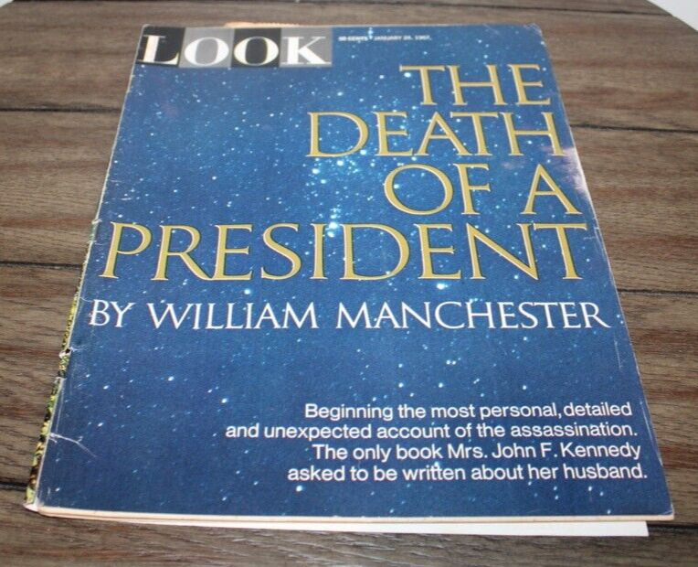 Vtg January 24, 1967 LOOK MAGAZINE Kennedy Assassination