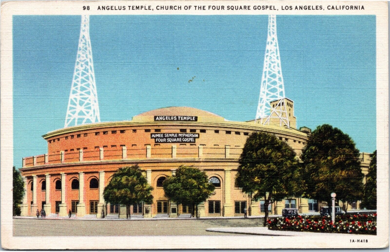 Los Angeles -Angelus Temple, Church of the Four Square Gospel