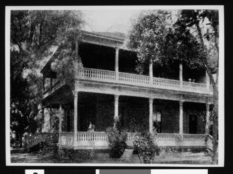 Residence Of Senator Cornelius Cole Northwest Of The Corner Of Sa - Old Photo