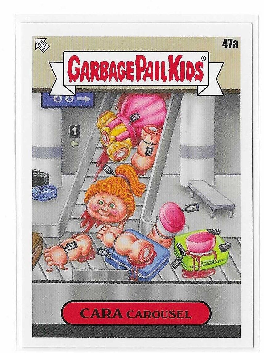 2021 Topps GPK Garbage Pail Kids Go On Vacation NM Cara Carousel 47a