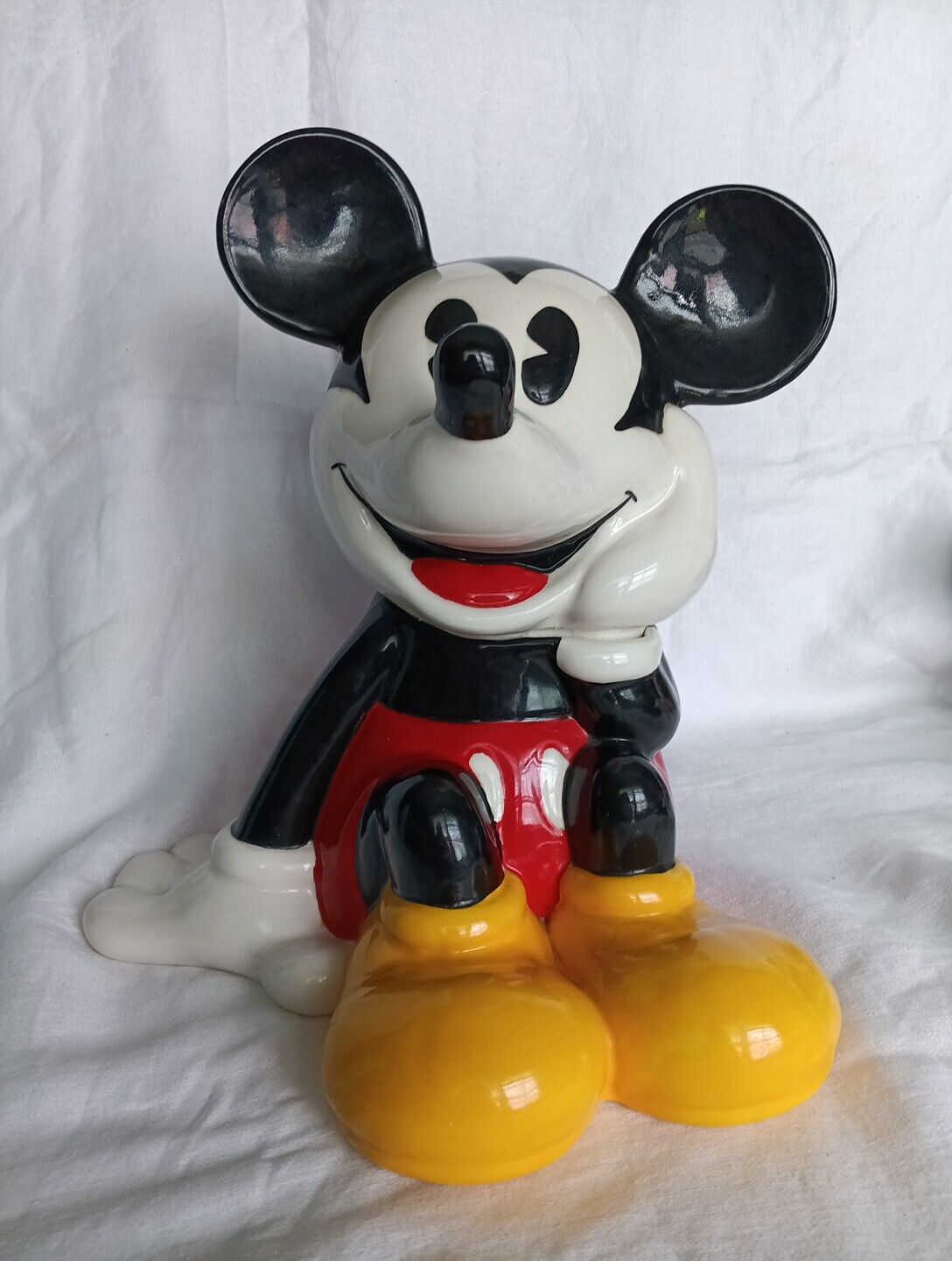 Vintage Treasure Craft  Ceramic Mickey Mouse  Cookie Jar, c. 1961