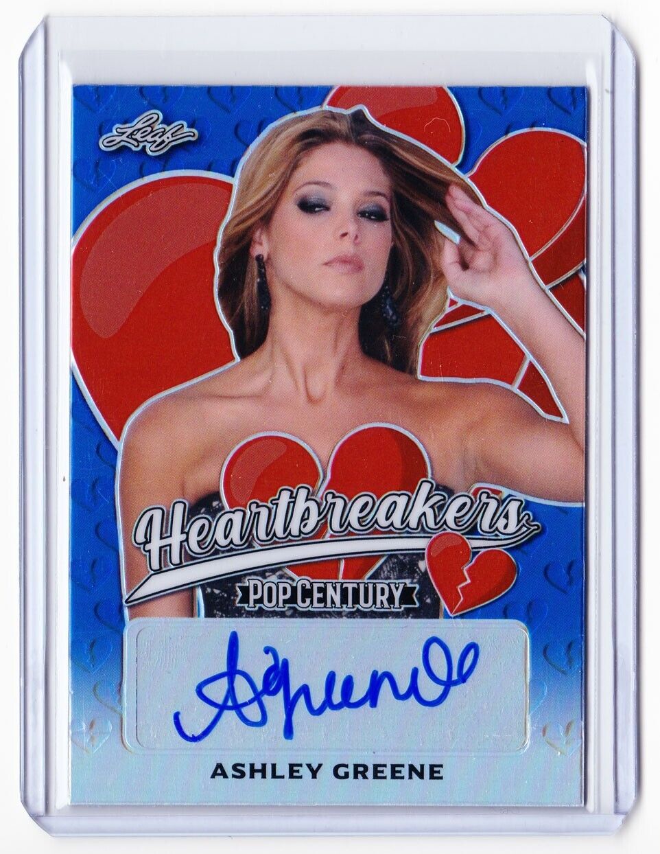 Ashley Greene 2021 Leaf Pop Century Autograph Card # /25 Heartbreakers Auto