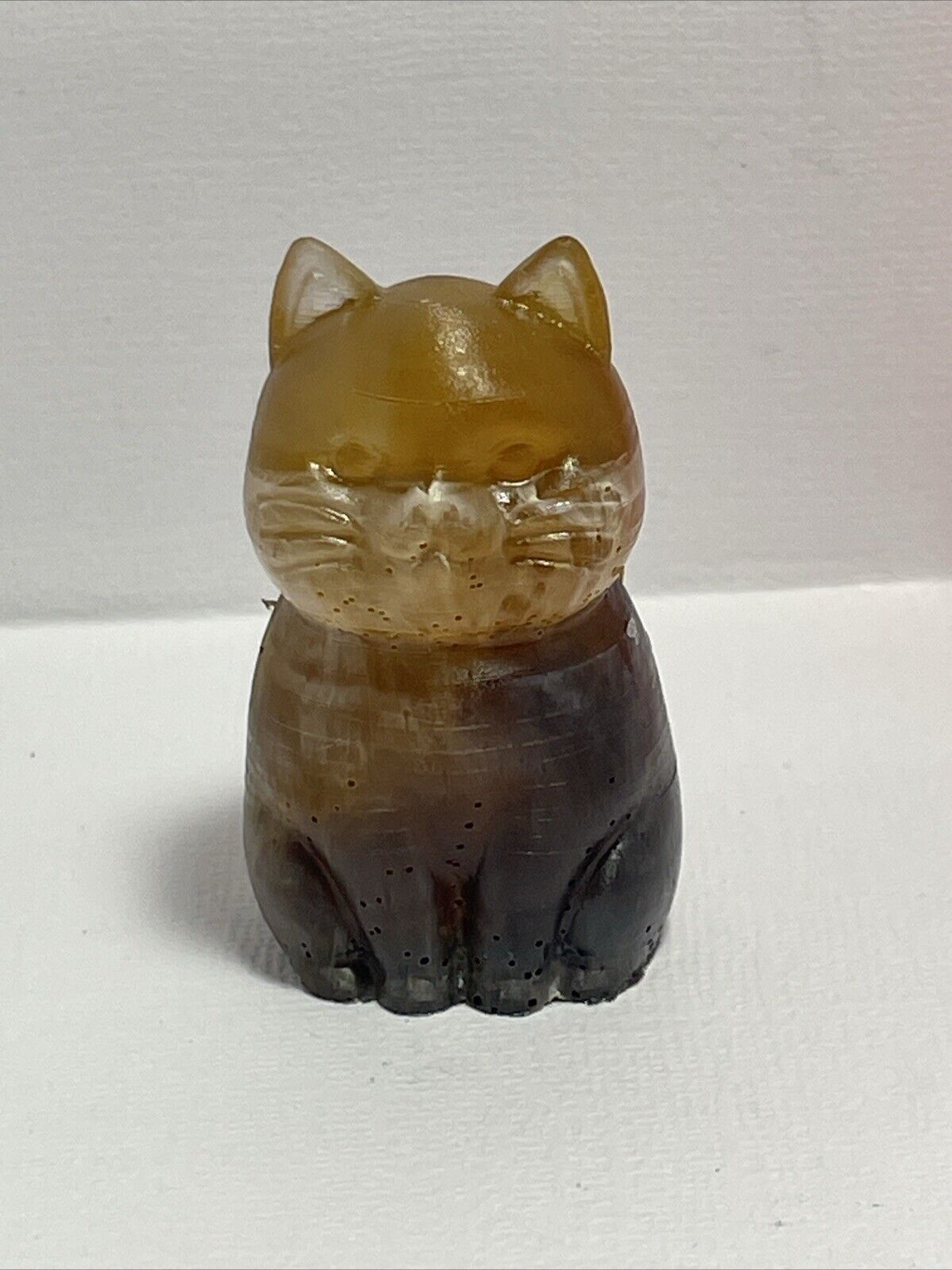 crafted resin Calico Cat