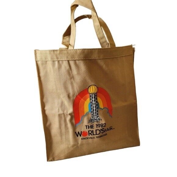 1982 World\'s Fair Sunsphere Knoxville Tennessee Tote Bag Medium Sized