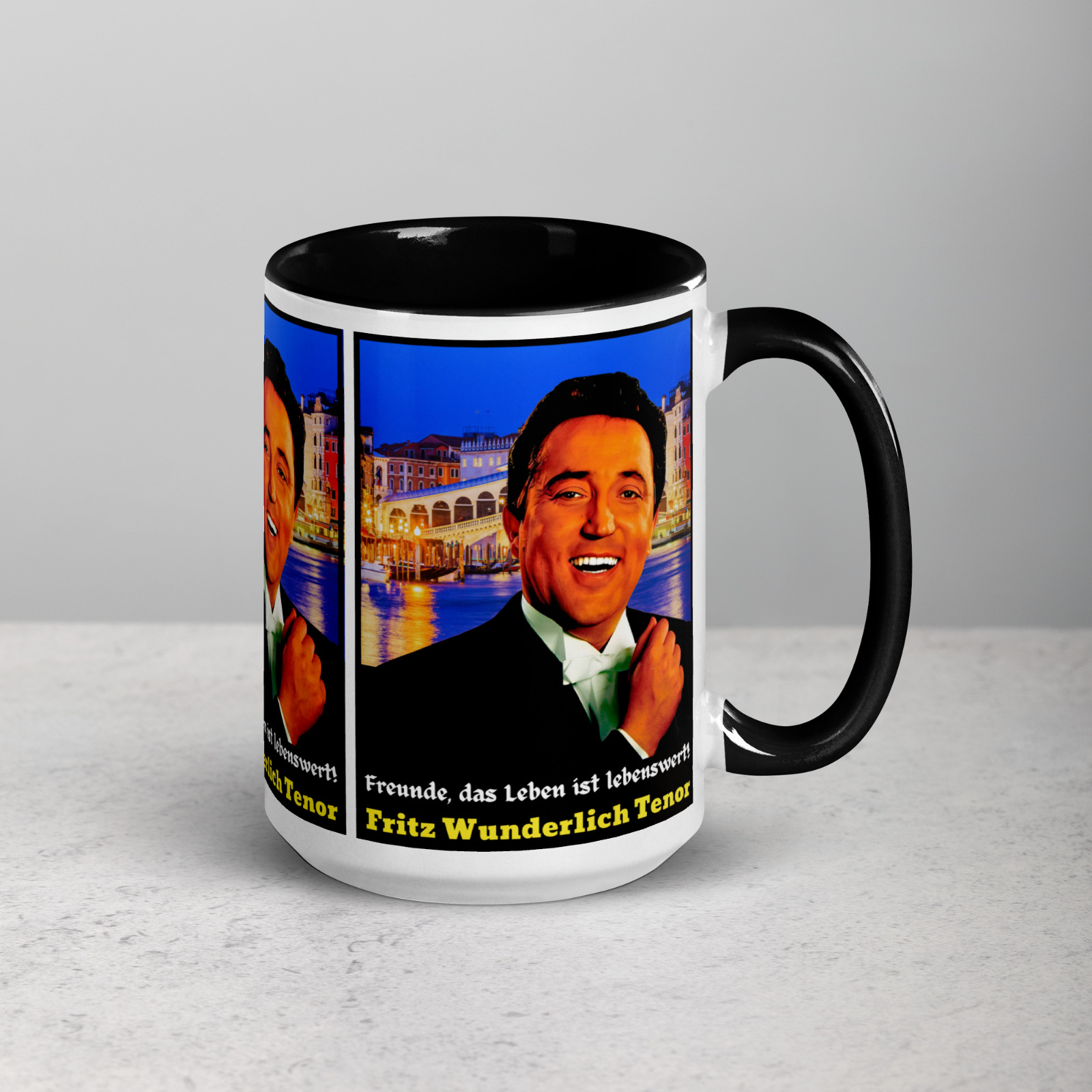 NEW Fritz Wunderlich Legendary German Tenor Premium Coffee Mug 15oz OPERA FAN