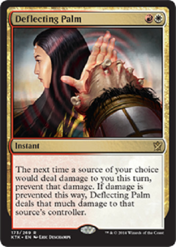 Deflecting Palm x1 LP Magic the Gathering MTG Khans of Tarkir # 173