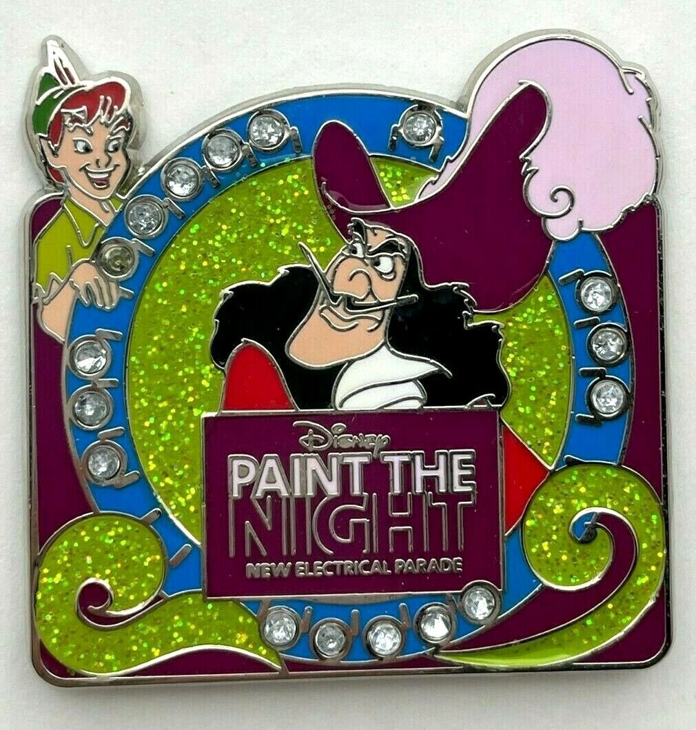 DLR Paint the Night CAPTAIN HOOK Reveal/Conceal Mystery Pin 2015 Disney Pan