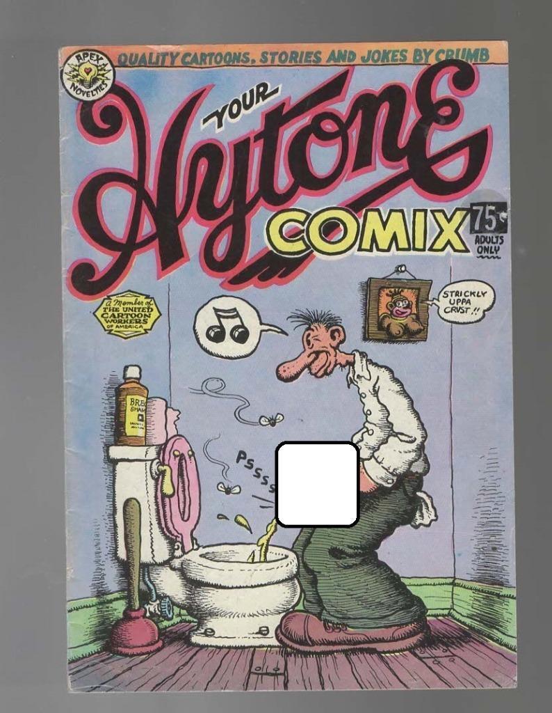 YOUR HYTONE COMIX #1 BY R. CRUMB APEX NOVELTIES (1971).