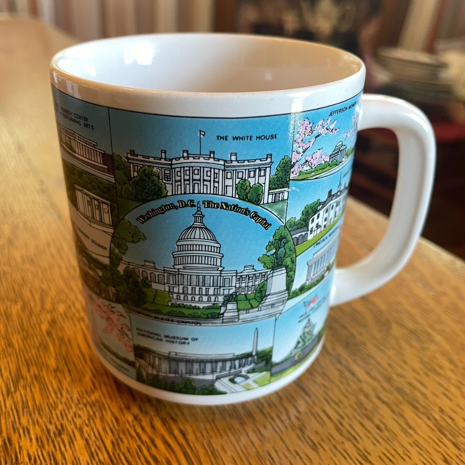 Washington D.C. Historic Locations Souvenir Coffee Cup Mug