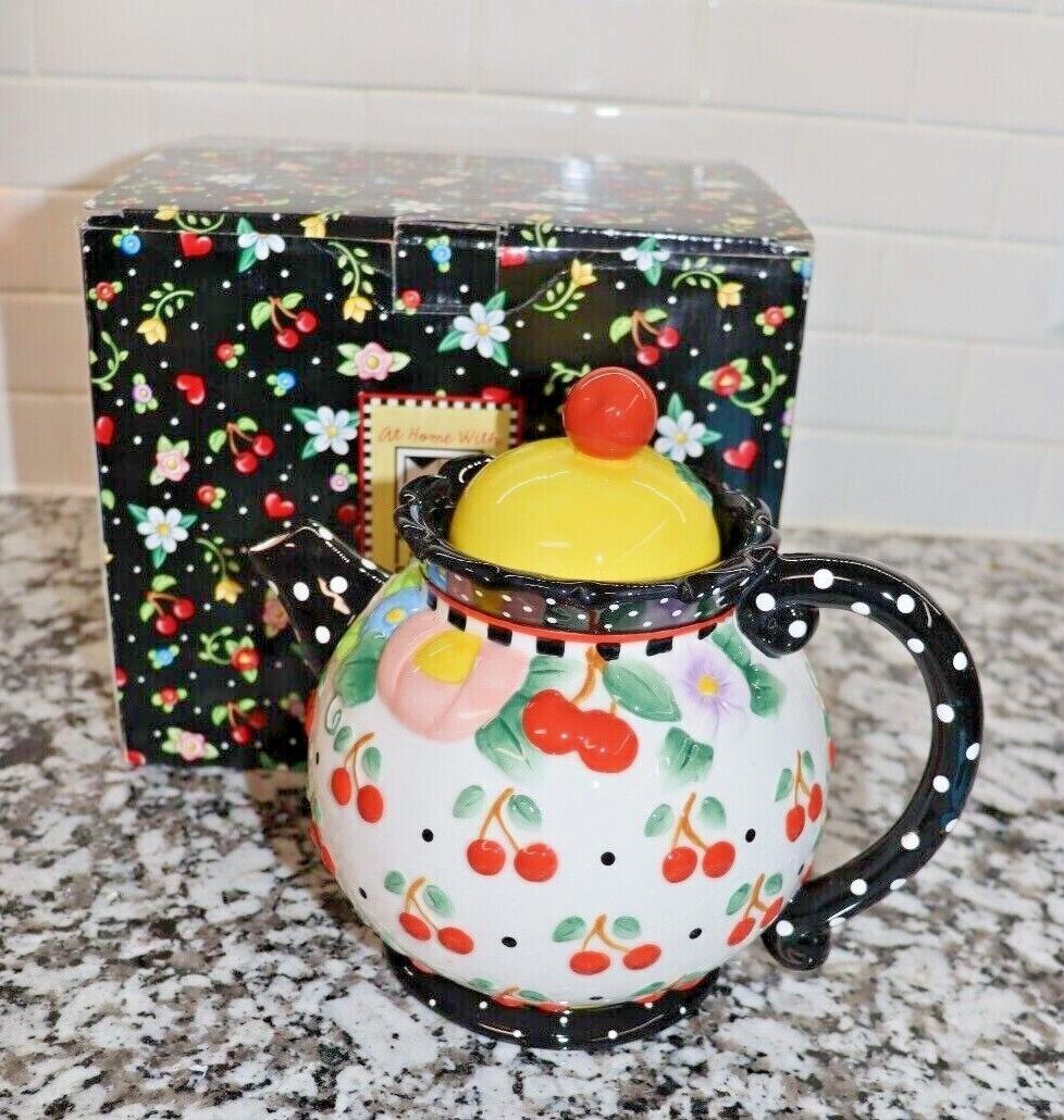 Vintage Mary Engelbreit Mary's Tea Cozy Tea Pot in Original Box EUC
