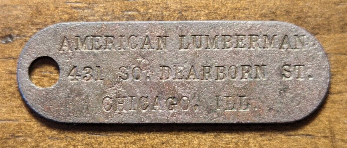Chicago, Illinois IL American Lumberman Charge Credit Card Coin Tag Token