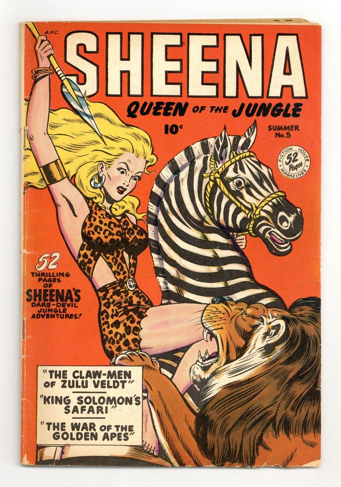 Sheena Queen of the Jungle #5 GD/VG 3.0 1949
