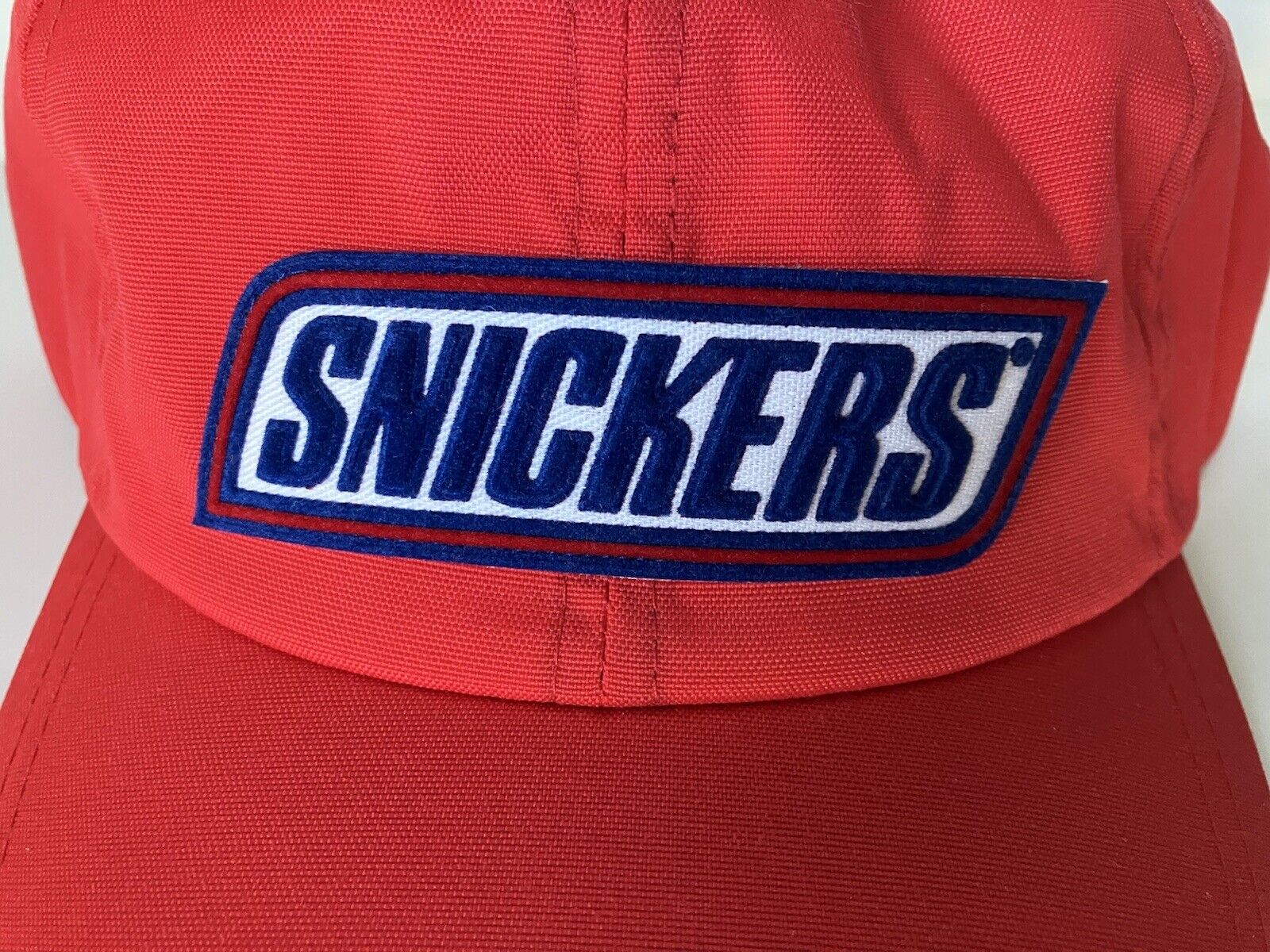 Snickers Hat -Adjustable Red Lightweight Baseball Style Mars Candy Bar Inc Nylon