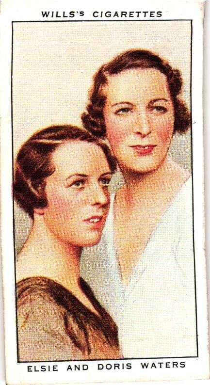 Wills Cigarettes Card 1934 Radio Celebrities Series 1 #41 Elsie Doris Waters