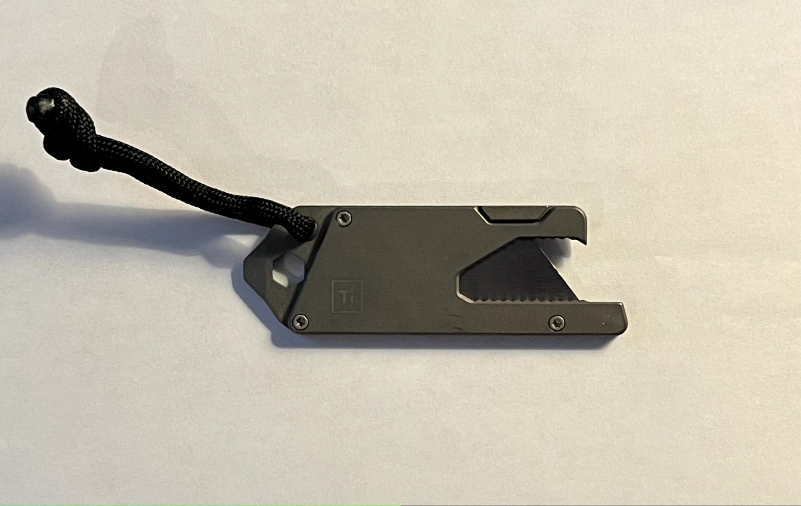 BIG IDEA DESIGN TPT Slide: Titanium Pocket Tool - Stonewashed