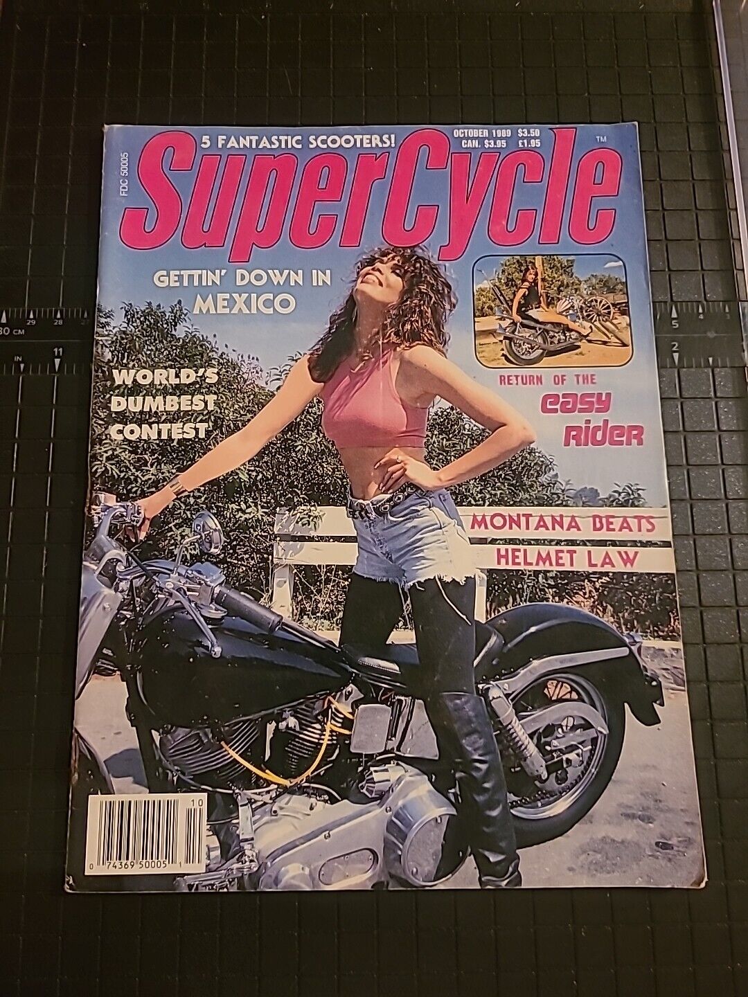 Supercycle Magazine October 1989 Motorcycle Vintage  Bagged 