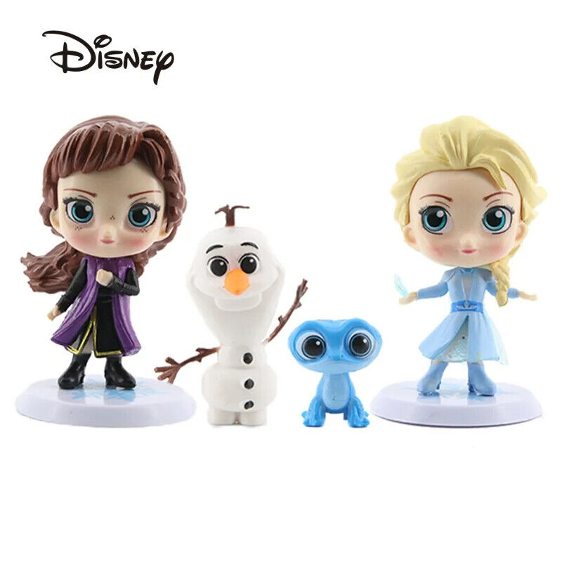 Disney Frozen Model Doll Action Anime Figures Elsa Anna Kristoff Olaf Model Doll