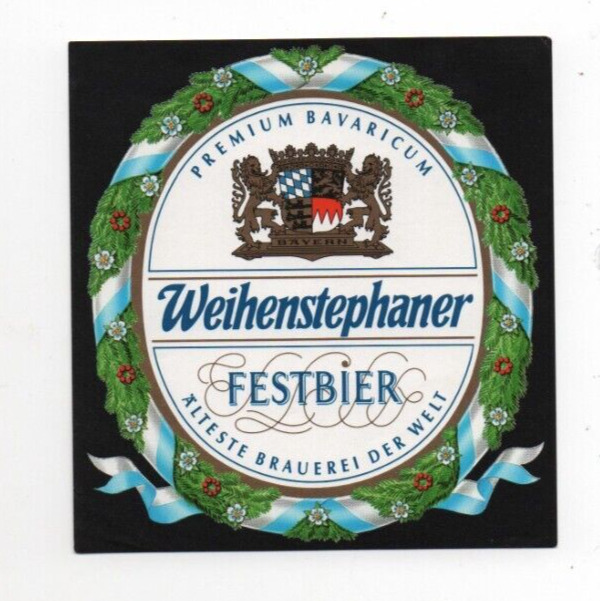 Germany - Vintage Beer Label - Weihenstephan Brauerei, Freising - Festbier