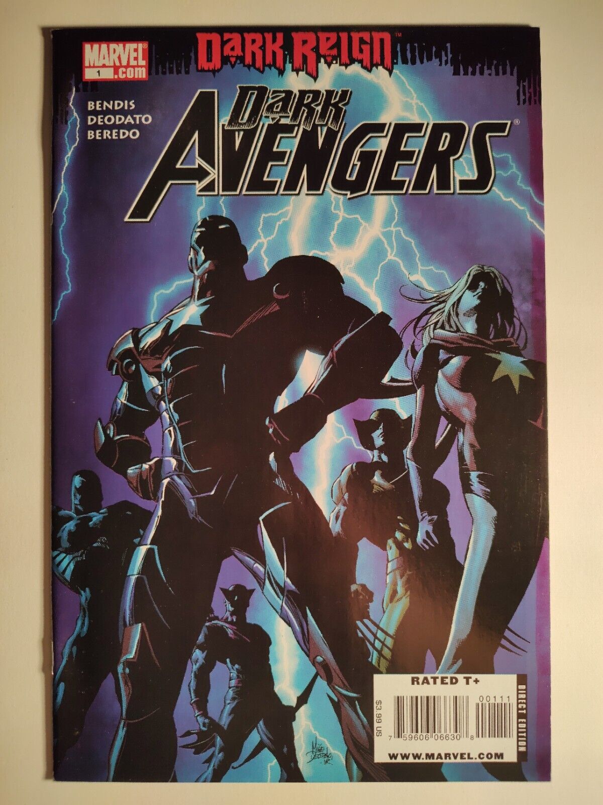 Dark Avengers #1, VF/NM 9.0, Marvel 2009, 1st App. Iron Patriot, Key, MCU Spec🔑