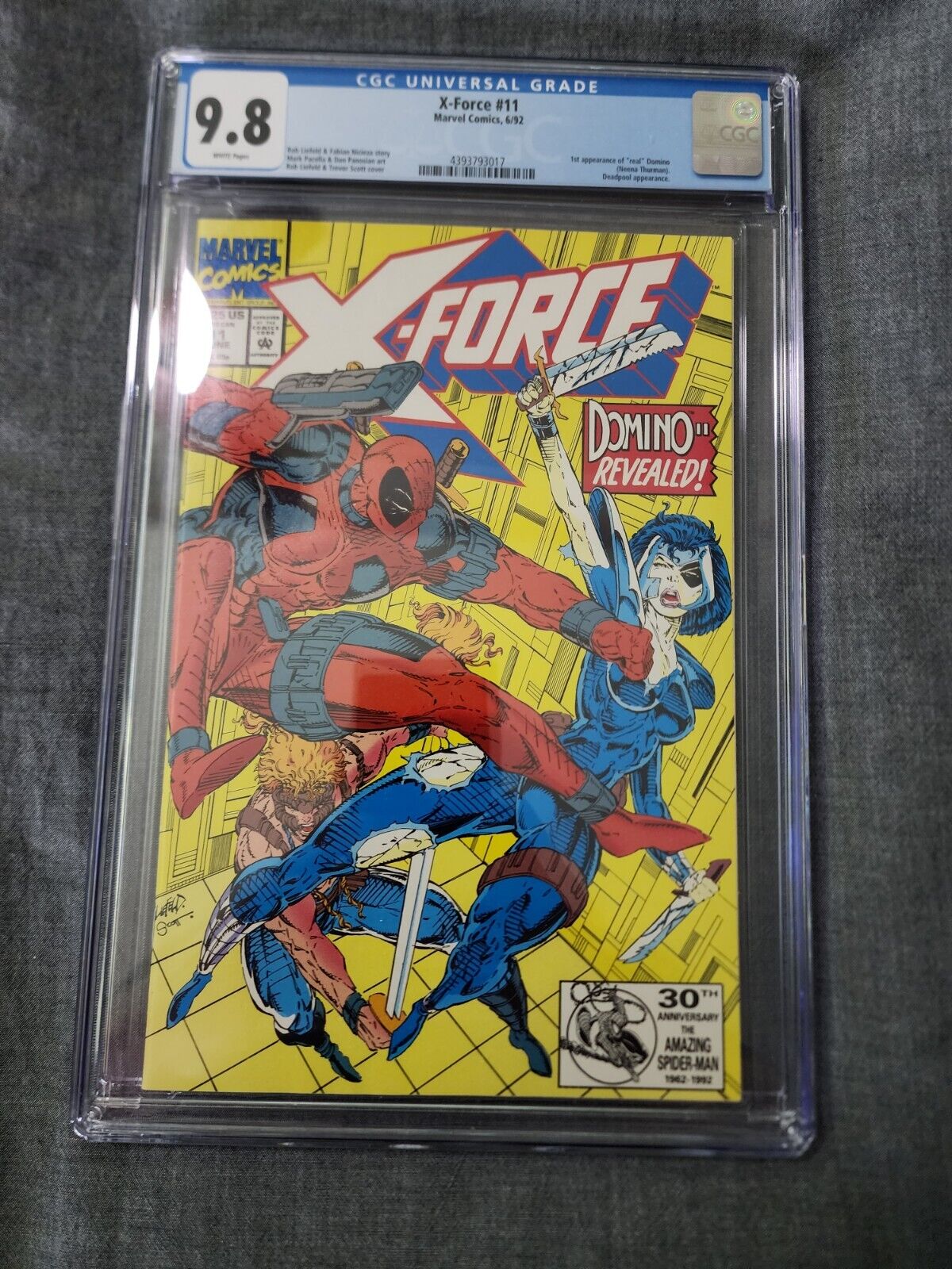 X-Force #11 CGC 9.8 First Appearance Real Domino Deadpool Appearance