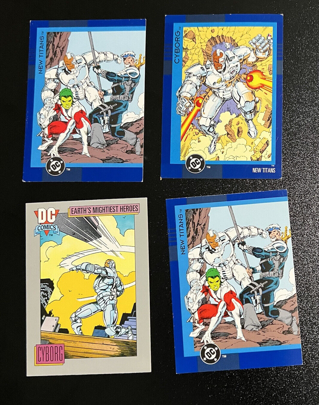 Cyborg Lot Of 5 DCU Justice League DC Comic Cards