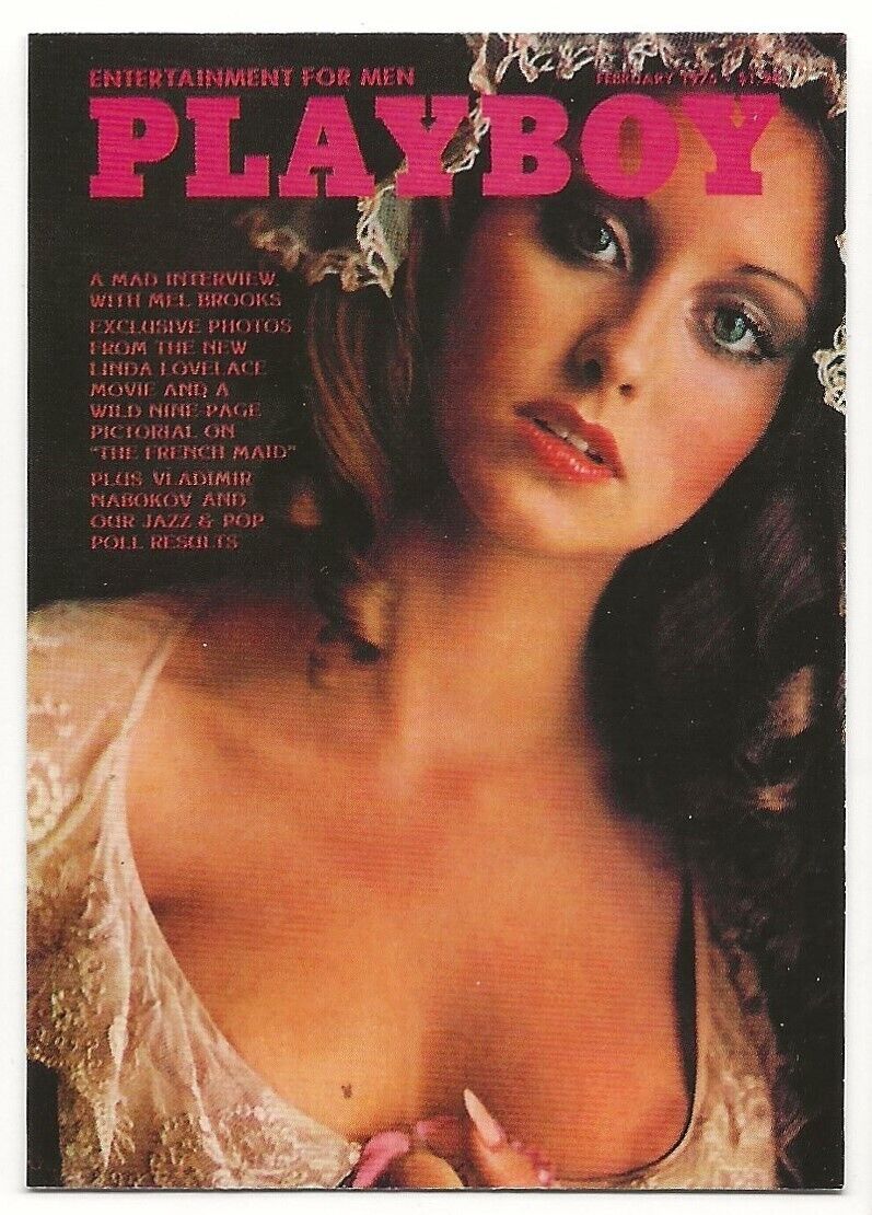 1994 Playboy Trading Cards February Edition - Feb 1975 Cover #64