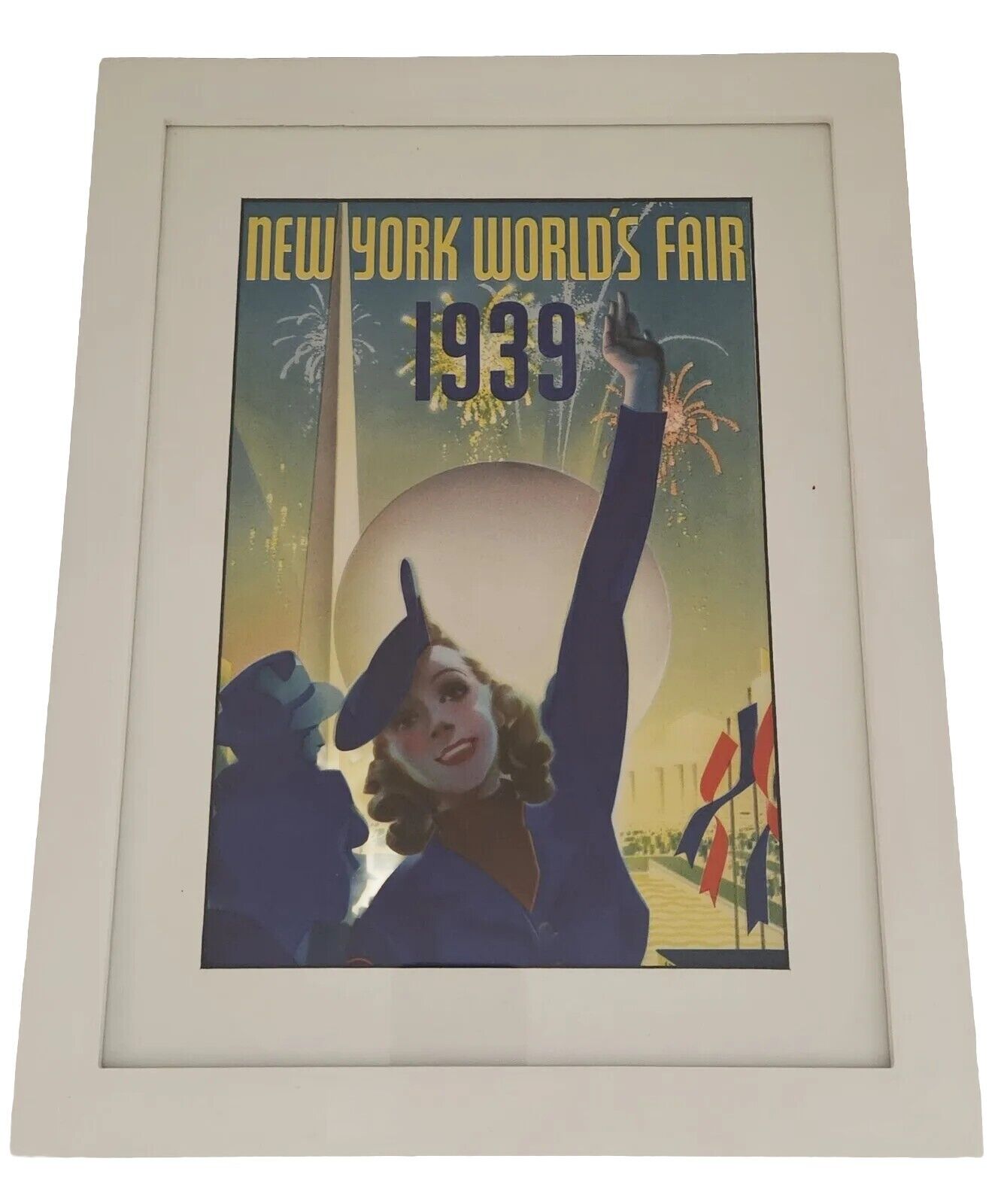 Rare 1939 New York World's Fair Albert Staehle Poster Lithograph NYC Original