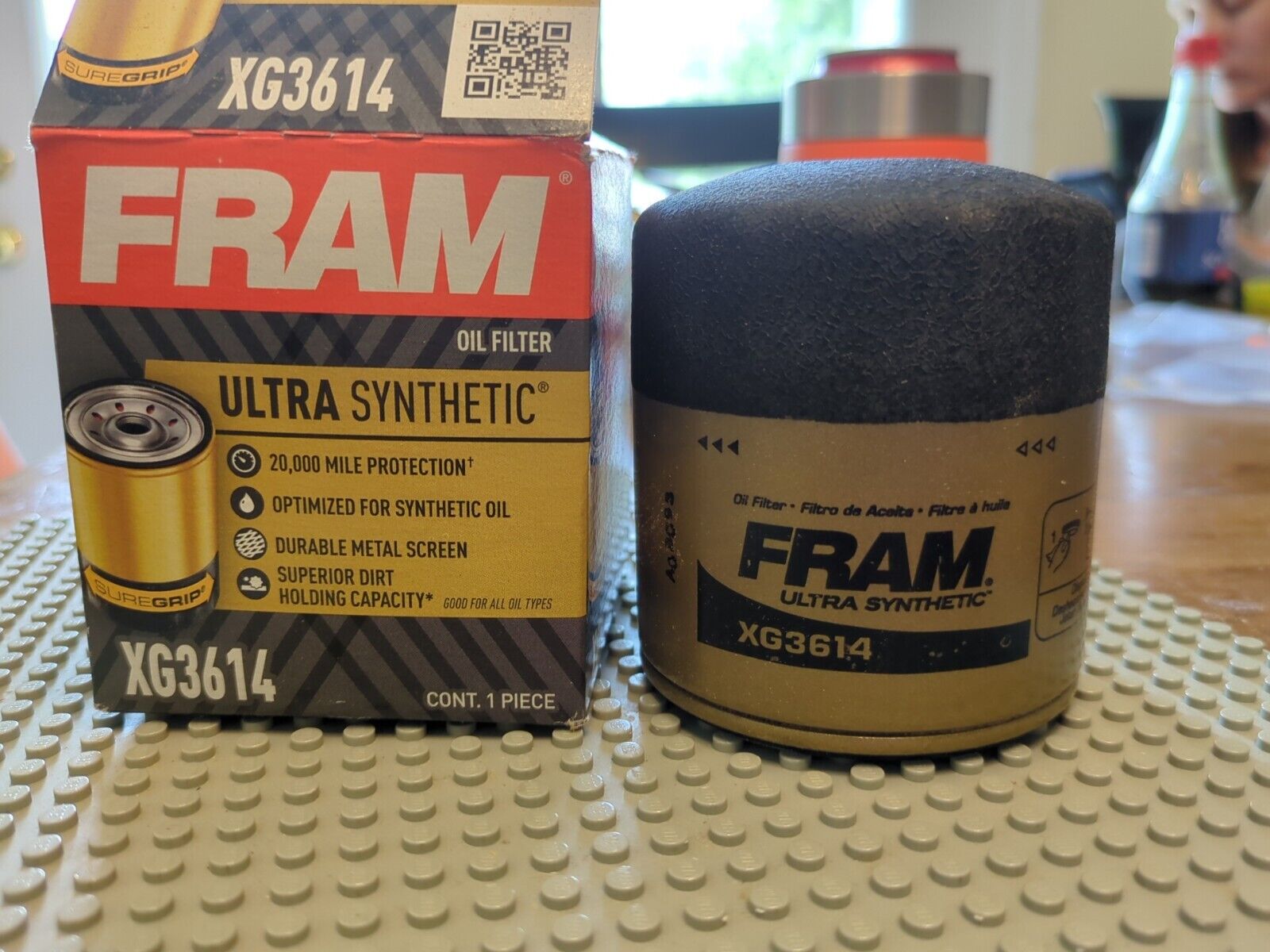 FRAM Ultra Synthetic Automotive Oil Filter, Designed for Synthetic Oil