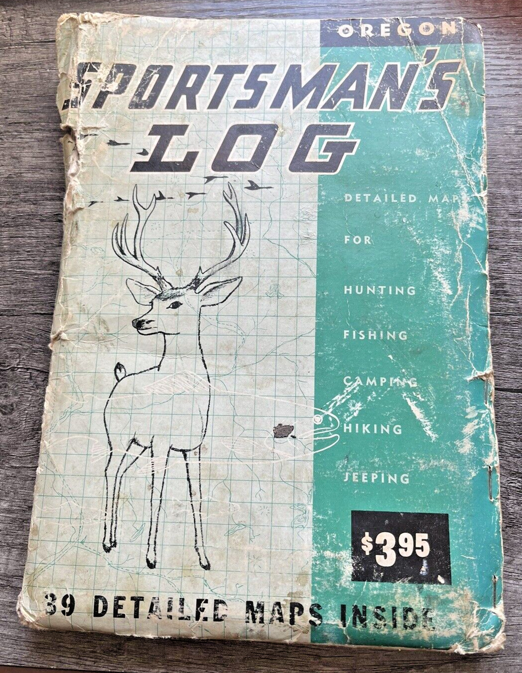 Vtg Rare Oregon Sportsman’s Log Maps For Whole State 1960’s SEE PICS