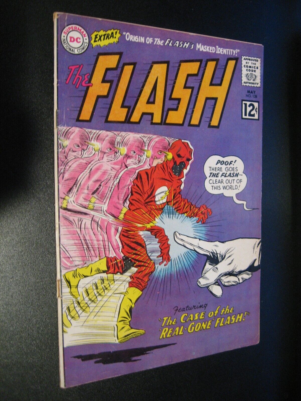 Flash #128 DC Comics 1962 Origin & 1st app Abra Kadabra