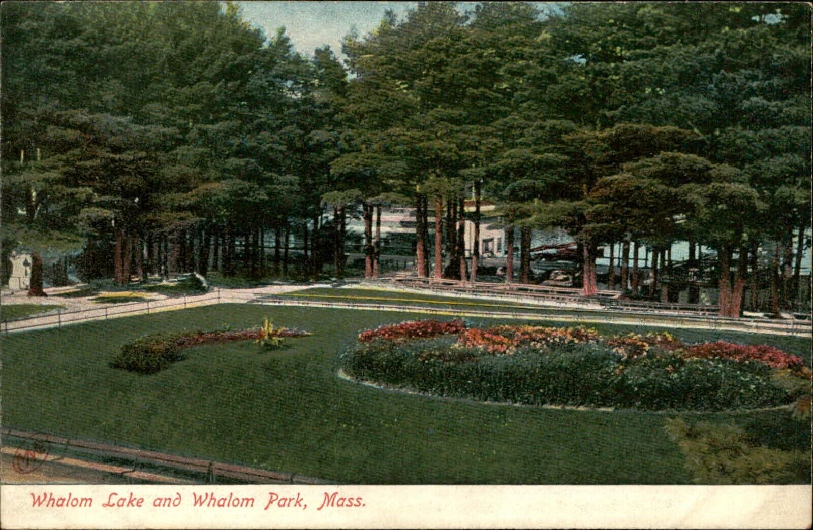 Postcard Divided Back Whalom Lake and Park Massachusetts MA