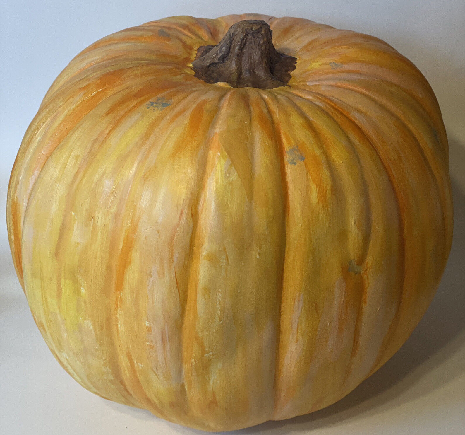 Custom Painted Foam Pumpkin 8” Tall & Across