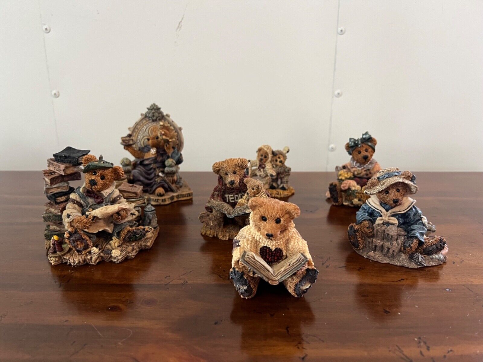 VTG Lot of 7 Boyds Bears & Friends Figurines See Listing Details For Description