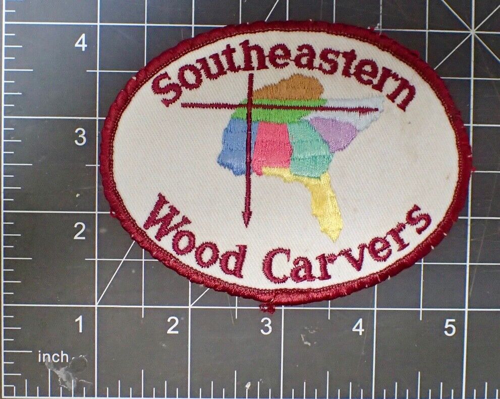 Vintage Southeastern Wood Carvers Embroidered Collector Hat Jacket Patch 4\