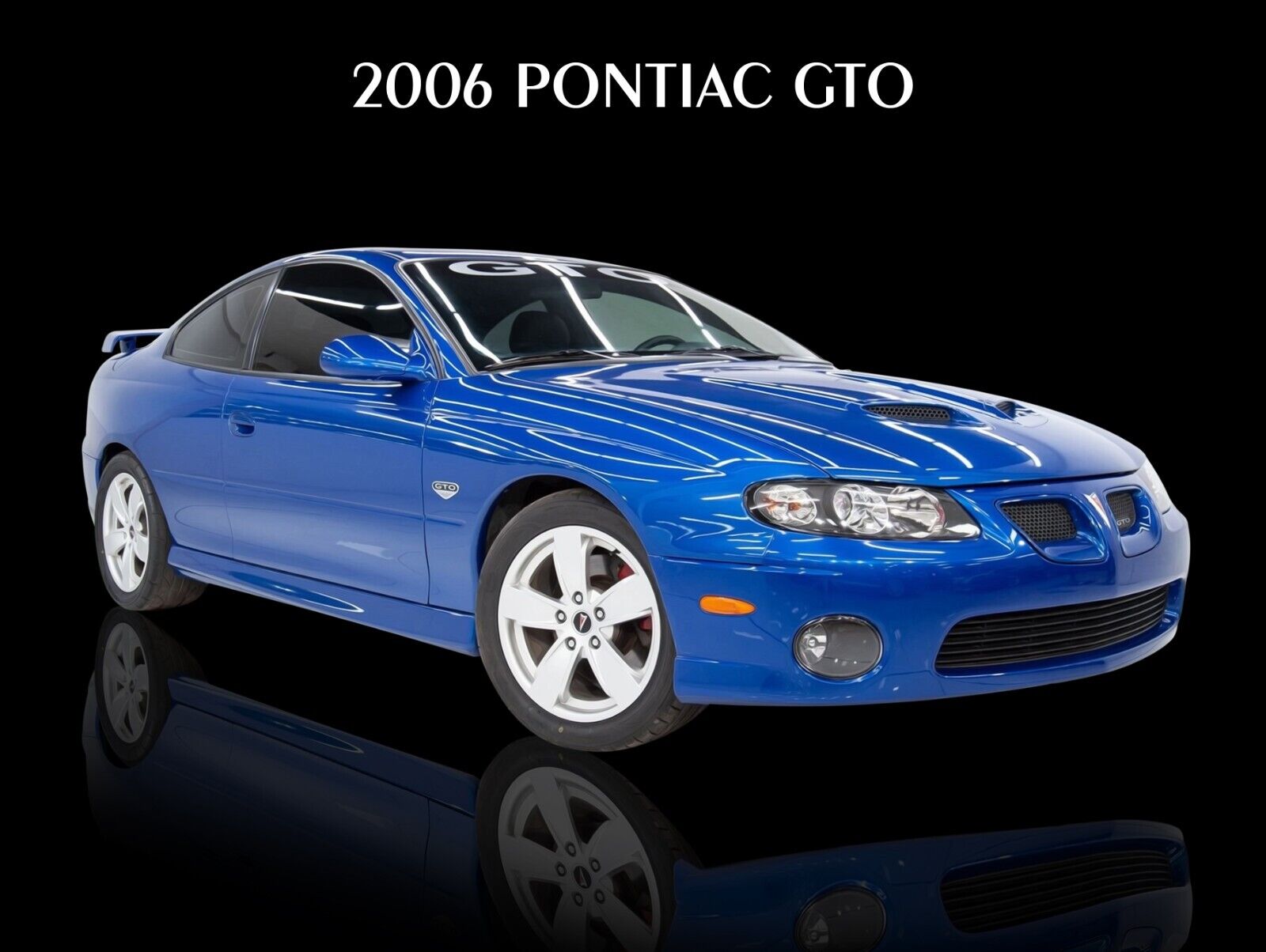 2006 Pontiac GTO NEW METAL SIGN: Mint Condition in Blue