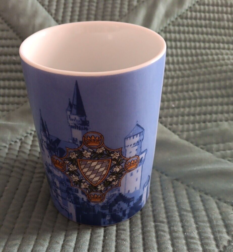 Kulturgut AG Edition 1 Coffee Cup Mug Decor  Blue White Schloss Neuschwanstein