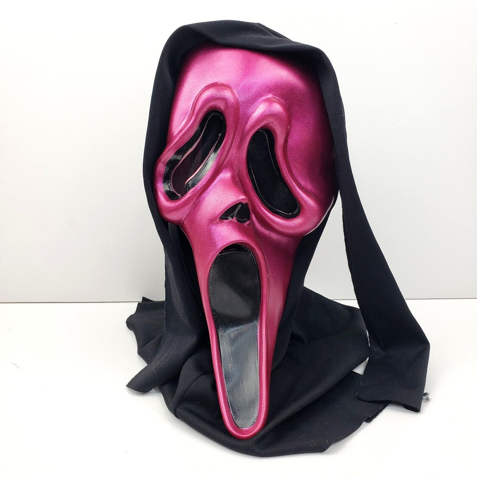 VTG Scream Mask Metallic Sparkle Pink Rare Ghostface Funworld Easter Unlimited