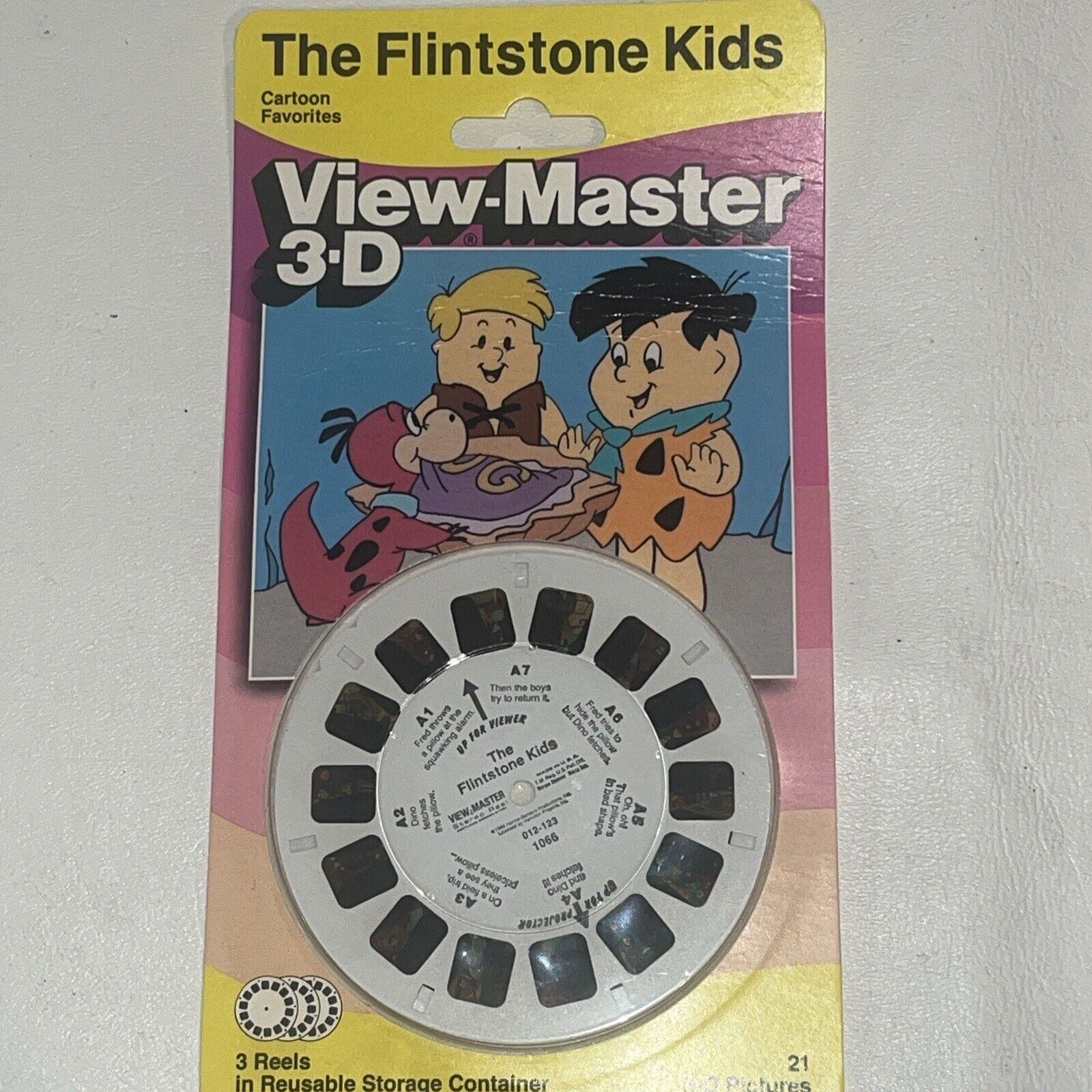 New, THE FLINTSTONE KIDS 3d View-Master 3 Reel Packet , Free  Shipping