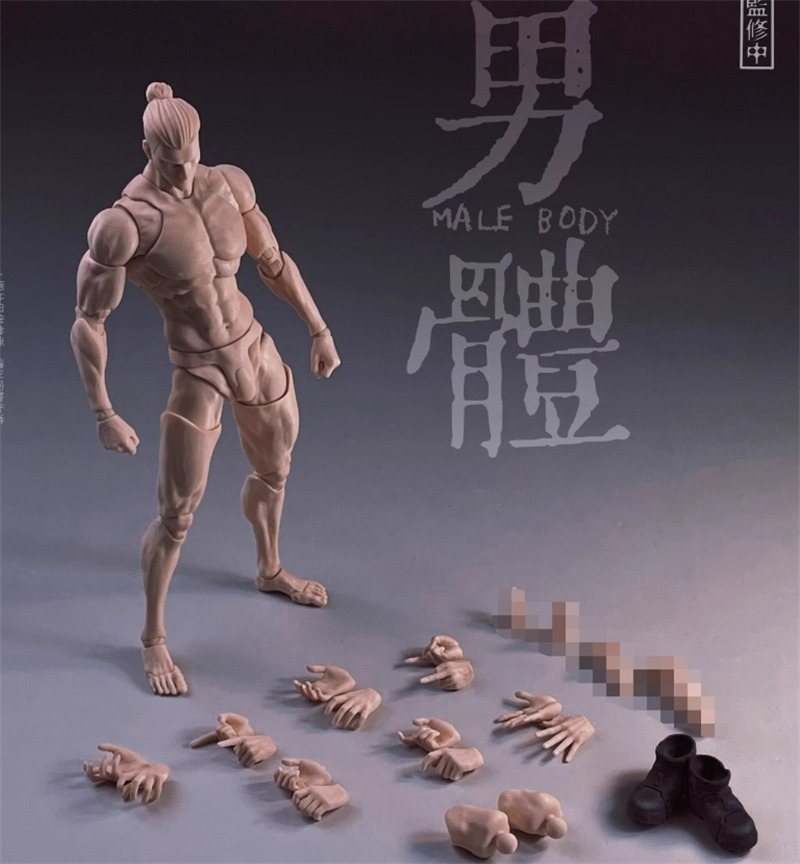 New 1/12 Scale Romankey X COWL Human Body Painting Model Toy Kit Figure IN Stock