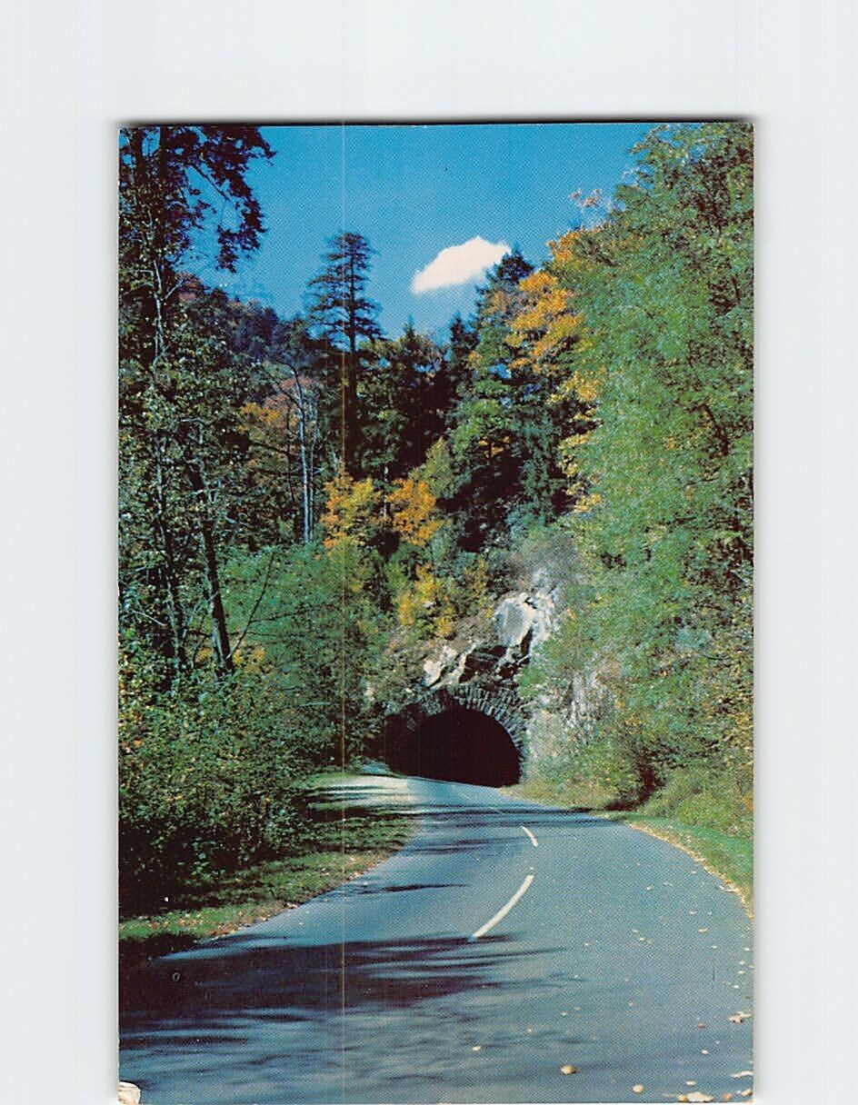 Postcard Approaching Lower Tunnel Great Smoky Mountains National Park Tennessee