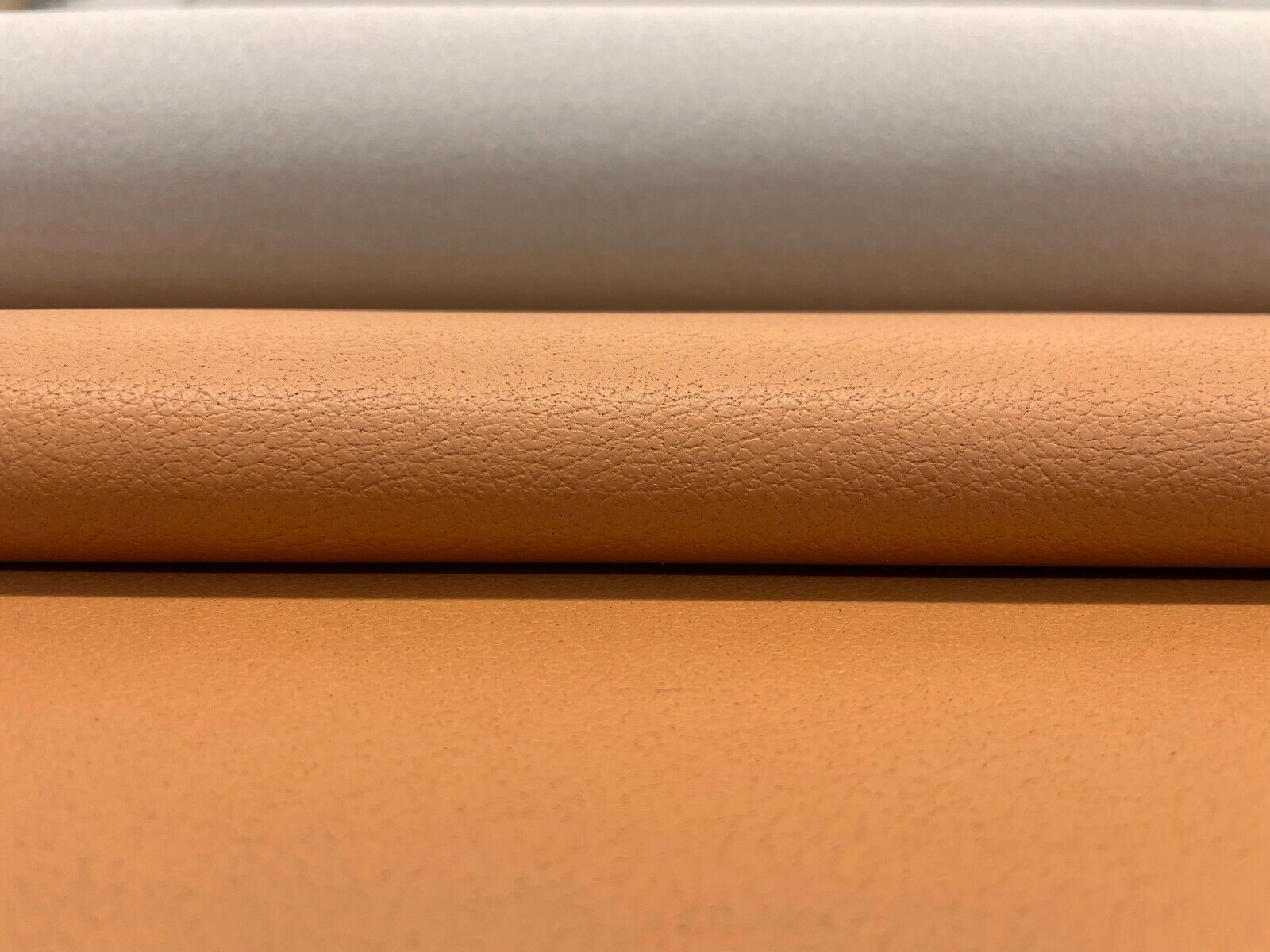 5.875 yds Ultrafabrics Brisa Aztec Sienna Orange Faux Leather  Upholstery Fabric