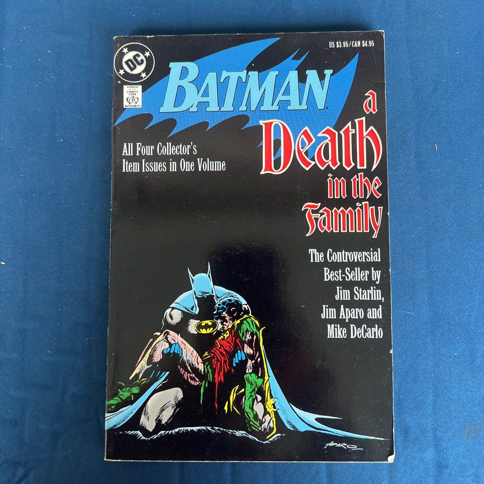Batman A Death In the Family TPB rare 1st print Signed Jim Starlin MAKE OFFER