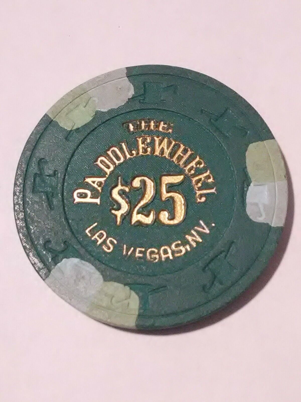 1983 PADDLEWHEEL CASINO LAS VEGAS, NEVADA $25.00 CHIP GREAT FOR ANY COLLECTION