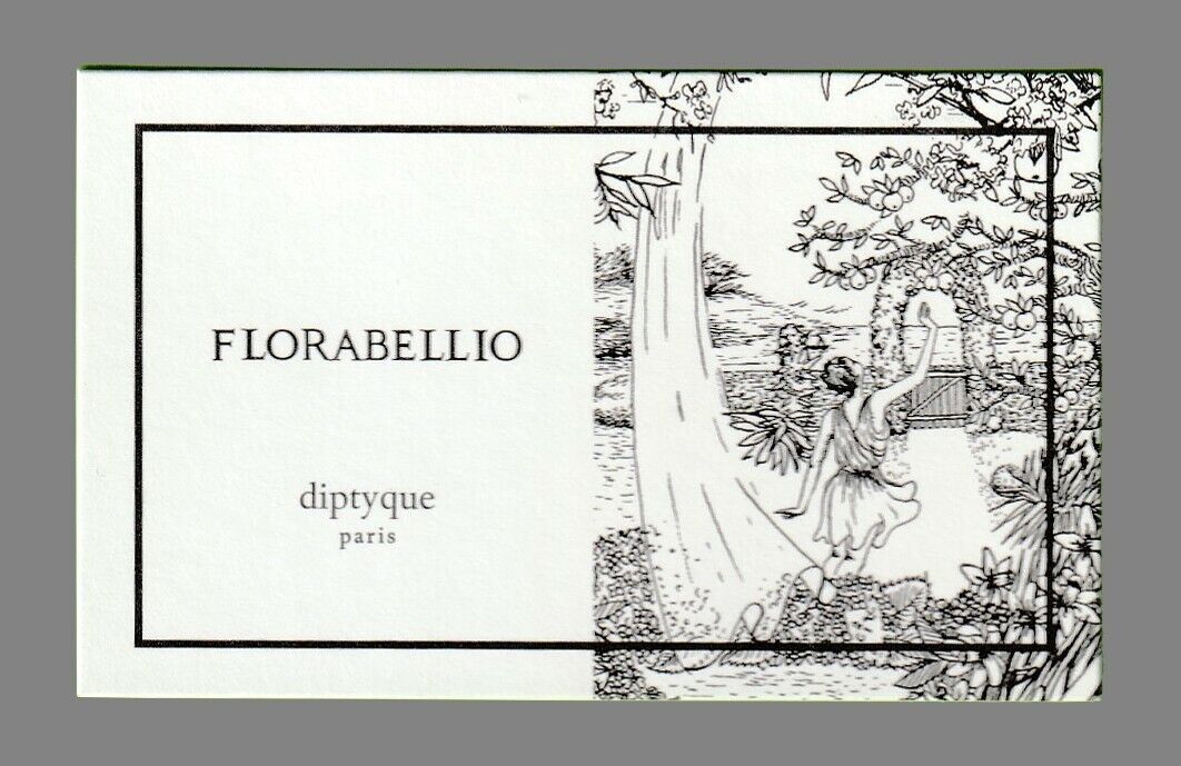 Advertising card - advertising card - Florabellio de Diptyque
