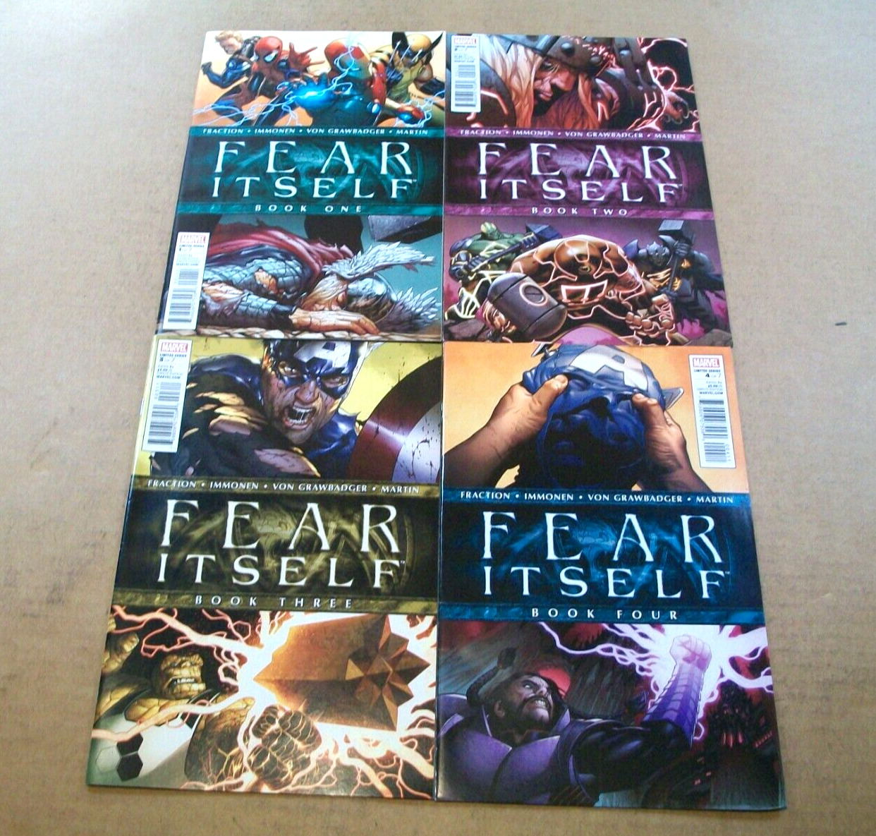 Fear Itself #1-4 (Marvel, 2011) ~ High Grade