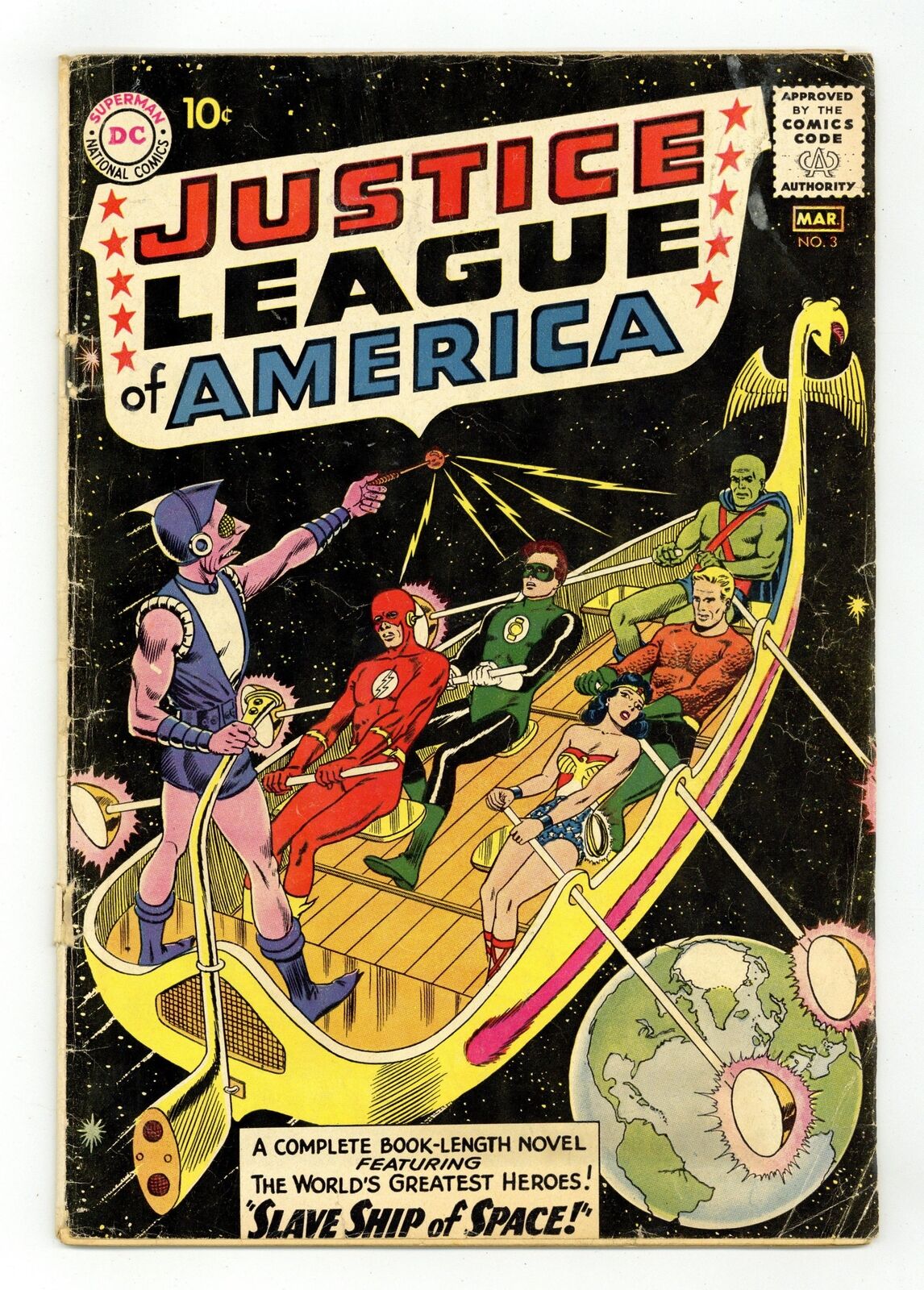 Justice League of America #3 GD 2.0 1961