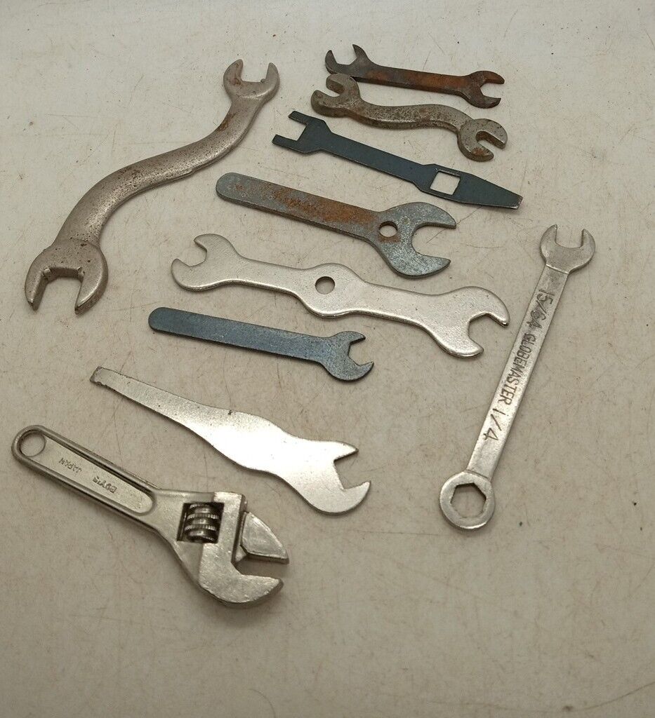 Vintage Small Steel Wrench Lot