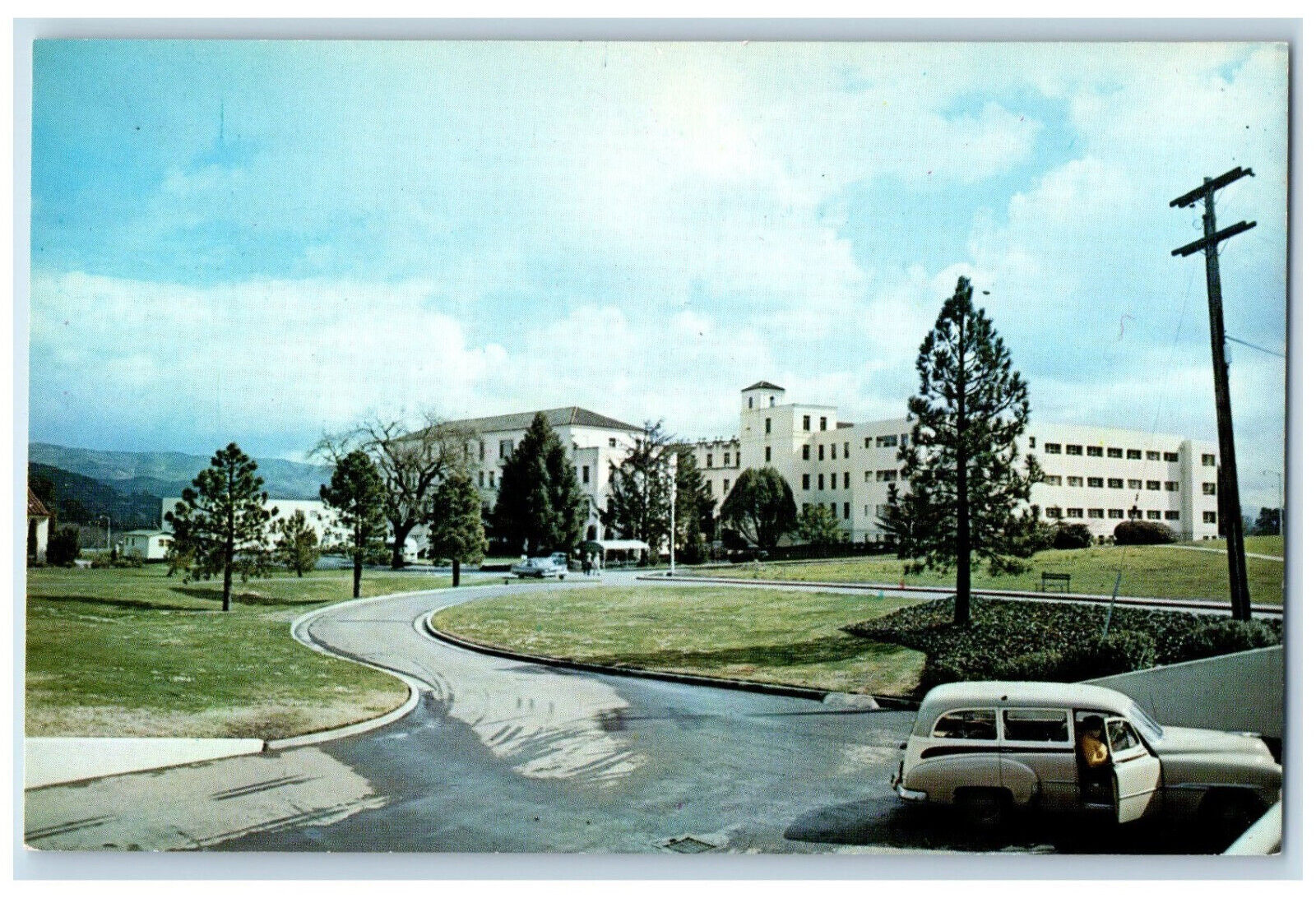 c1950\'s Nelson M Holderman Hospital Veterans Home California CA Postcard